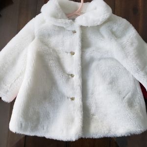 Janie and jack whote coat